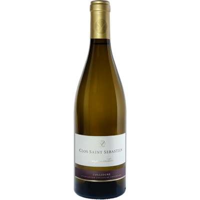 Vin blanc, Domaine Saint Sebastien, empreintes, Collioure Blanc