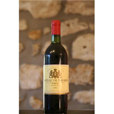Vin rouge, Graves, Château Navarro 1982