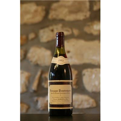Vin rouge, Passetoutgrain, Domaine Vincent Baron 1992