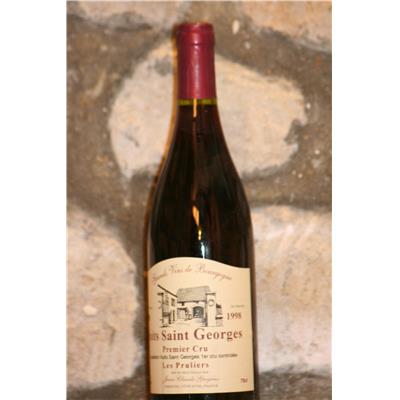 Vin rouge, Domaine Jean Claude Guyaux, cuvée les Pruliers 1998