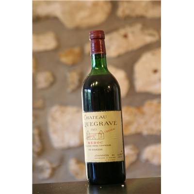 Vin rouge, Médoc, Château Roquegrave 1983