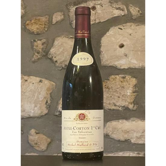 Vin rouge, Bourgogne, Domaine Michel Mallard, Aloxe Corton 1er cru , les Valozières 1997