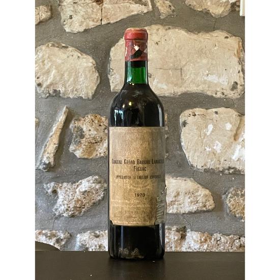 Vin rouge, St Emilion grand Cru, Château Grand Barrail Lamarzelle Figeac 1970