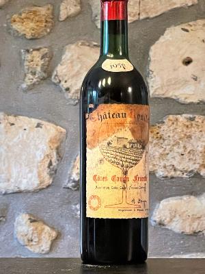 Vin rouge, Canon Fronsac, Château Roullet 1957