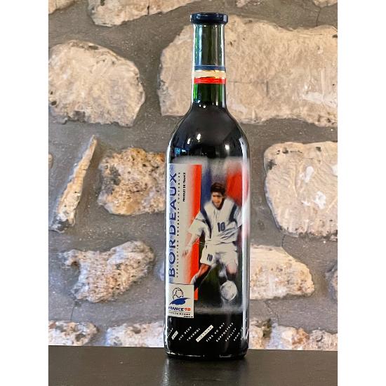 Vin rouge, Bordeaux, bouteille souvenir coupe du monde 1998