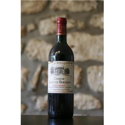 Vin rouge, Château Lamothe Bergeron 1985