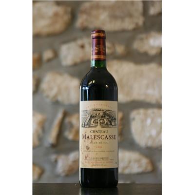 Vin rouge, Château Malescasse 1998