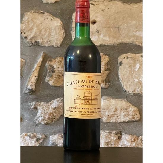 Pomerol,rouge,Château de Sales 1979