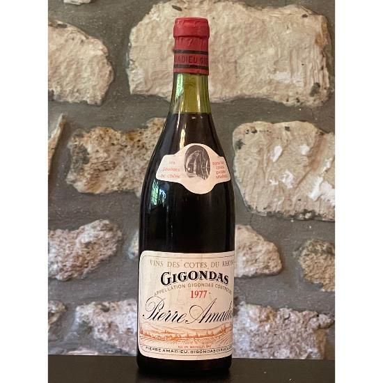 Vin rouge, Gigondas, Domaine Pierre Amadieu 1977