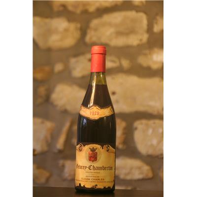 Vin rouge, Domaine Claude Charles 1978