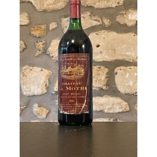 Vin rouge, Haut Medoc, Château la Mothe, magnum 1982