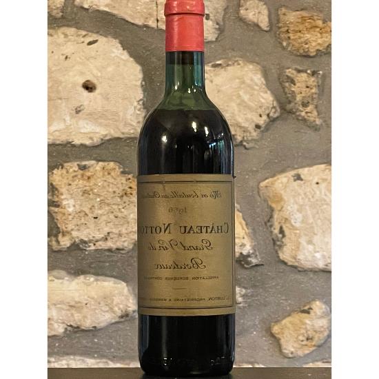 Vin rouge, Bordeaux, Château Notton 1966